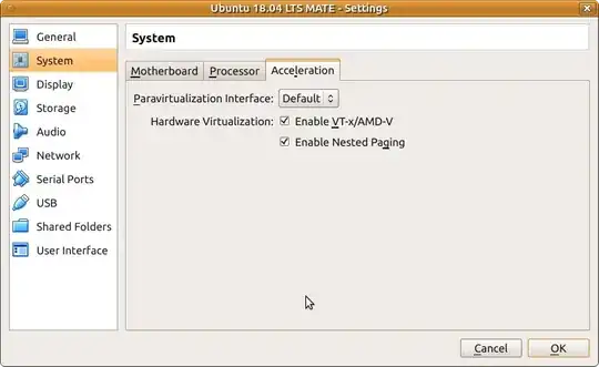 VirtualBox - System - Acceleration