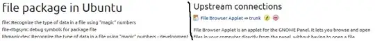 Two screenshot clippings to help illustrate the problem I am asking how to report, in case the above description is confusing.