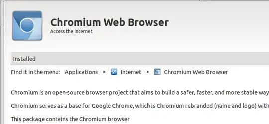 Image showing section of Ubuntu Software Center