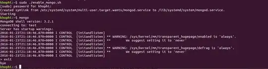 Working example. Mongo 3.2.1 on Ubuntu 15.10