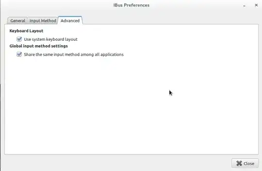 Example of ibus-setup setting