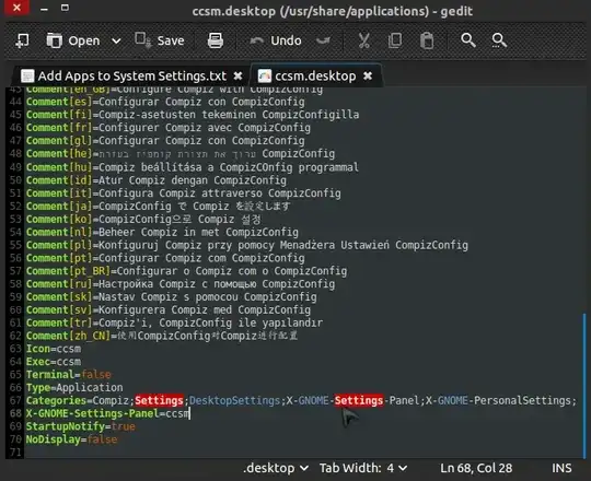 Edit desktop entries to show in System Settings