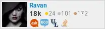 profile for Ravan on Stack Exchange, a network of free, community-driven Q&A sites