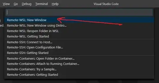 Menu showing selections relating to remote editing
