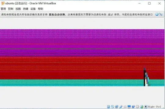 bright coloured pixelated screen