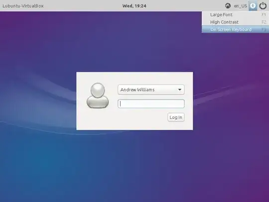 Where to find the On Screen Keyboard option