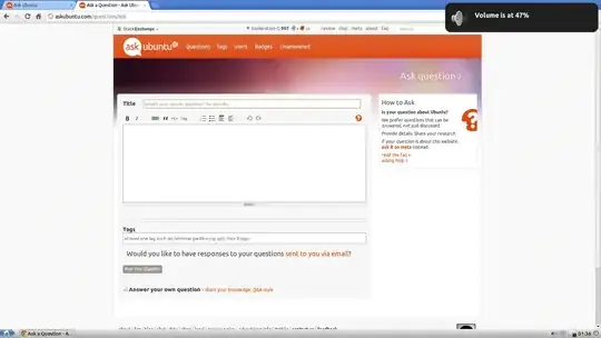 This is what I want to happen: the balloon indicating the volume as I change it