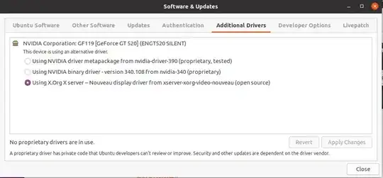 After help from @heynnema I purge the nividia-driver and ubuntu use Noveau-drivers 