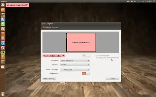working screen resolutions