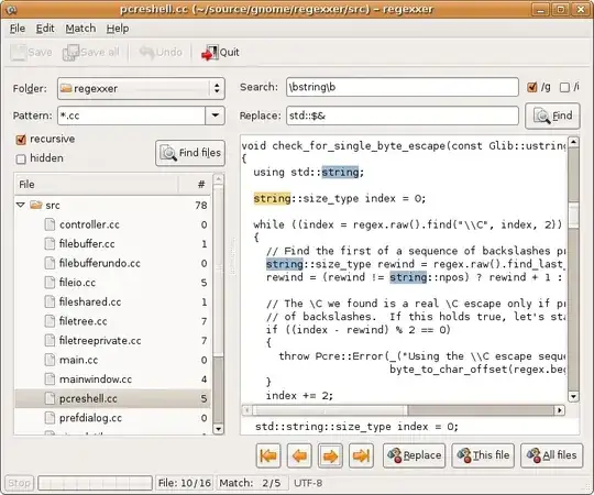 regexxer screenshot