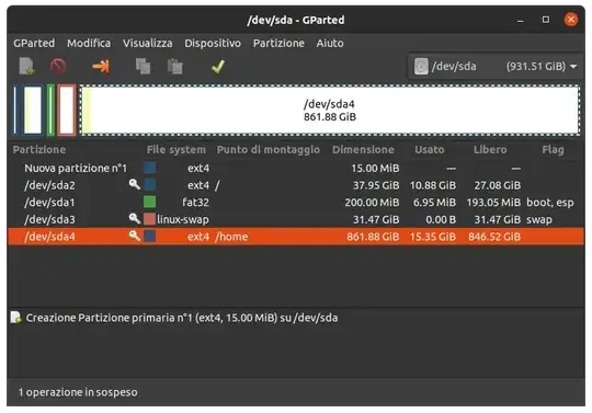 This is what GParted looks like
