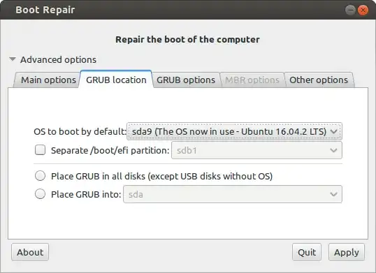 Uncheck the Separate /boot/efi partition option