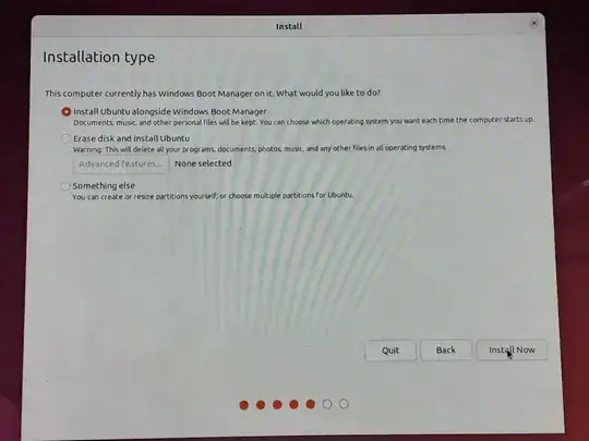installation type page