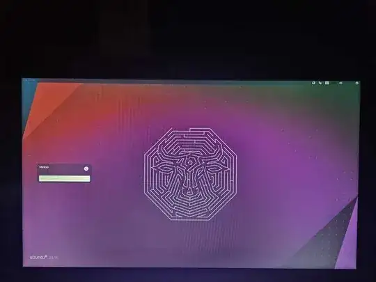 login screen showing text box on the left side