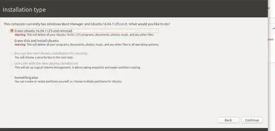 upgrade/insall choices