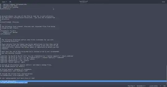 adding phpmyadmin to the Apache conf