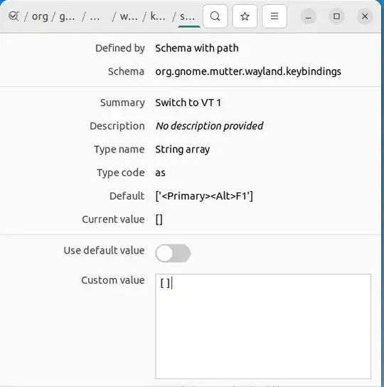set Custom value for each item