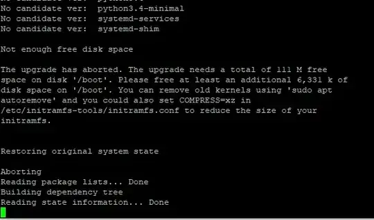 The do-release-upgrade after adding space