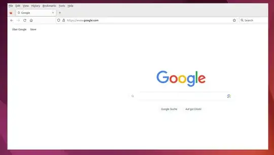 dragged and then dropped browser window