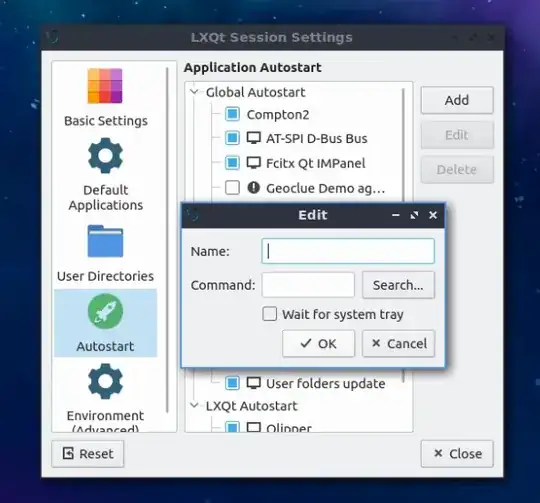 Add applications to Autostart