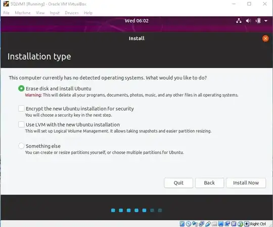 The prompt that I got to