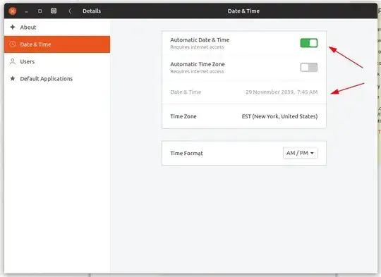 Automatic Date & Time On