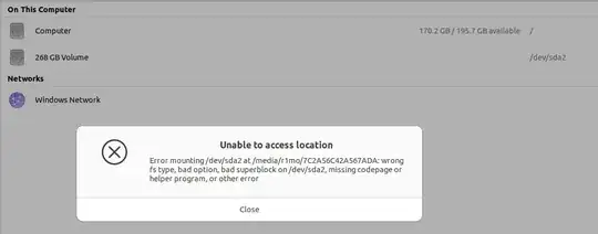 file explorer after clicking the windows volume