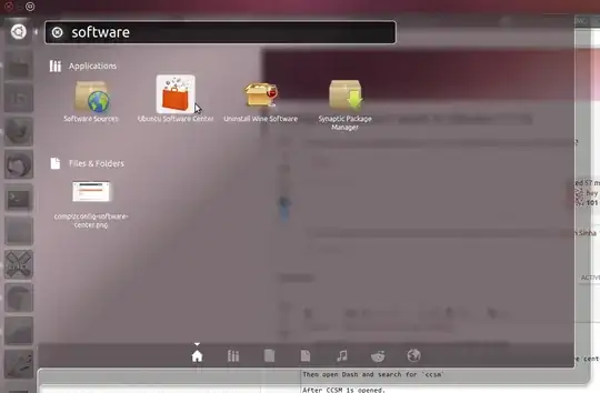 Opening Software Center via Unity Dash