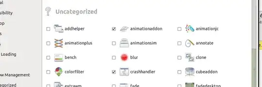 Screenshot of CCSM window