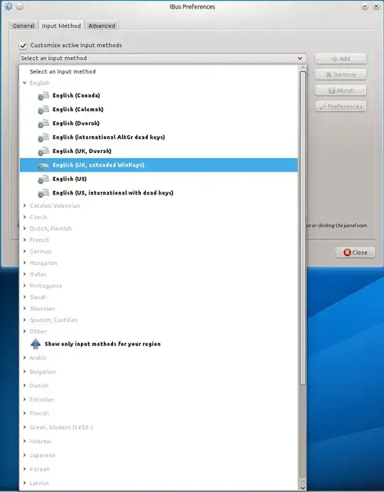 Ibus preferences windows screenshot