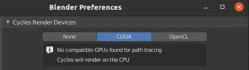 Blender preferences