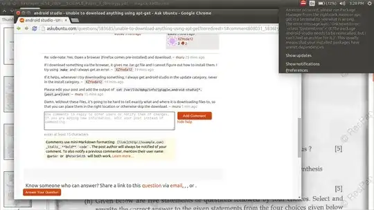 Red sign on menu bar