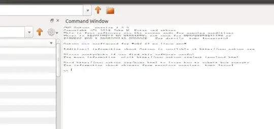 Octave command window