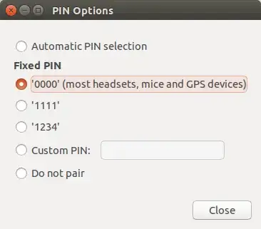 PIN Options