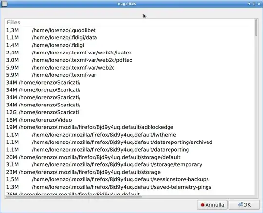Screen-shot for the one-line file listing script