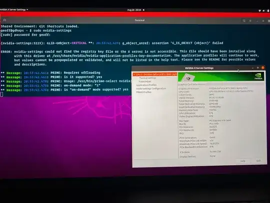 Succesfully loading nVidia drivers under Ubuntu