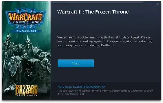 frozen throne fails to install: "having trouble launching battle.net agent"