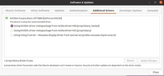 Software & Updates screenshot