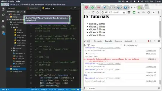 The re-rendered windows