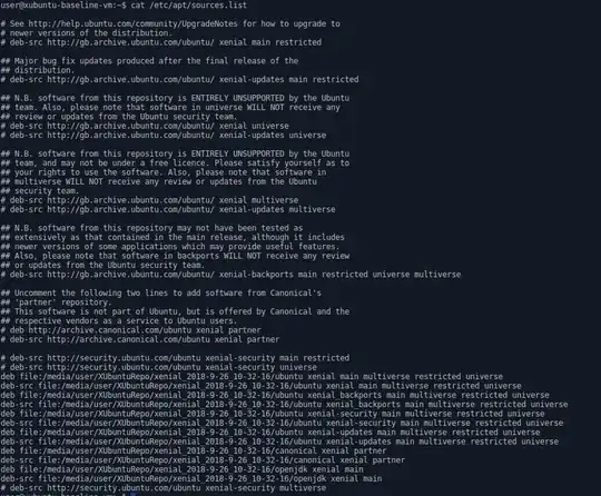 /etc/apt/sources.list file