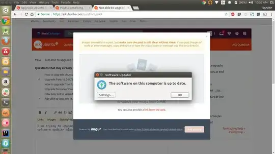 image showing that system is up to date