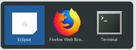 Image: Switching between apps with ALT+TAB